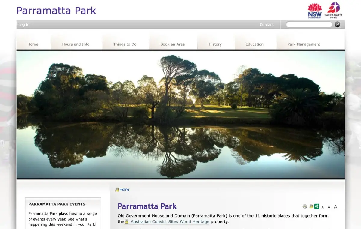 Parramatta Park, 2014