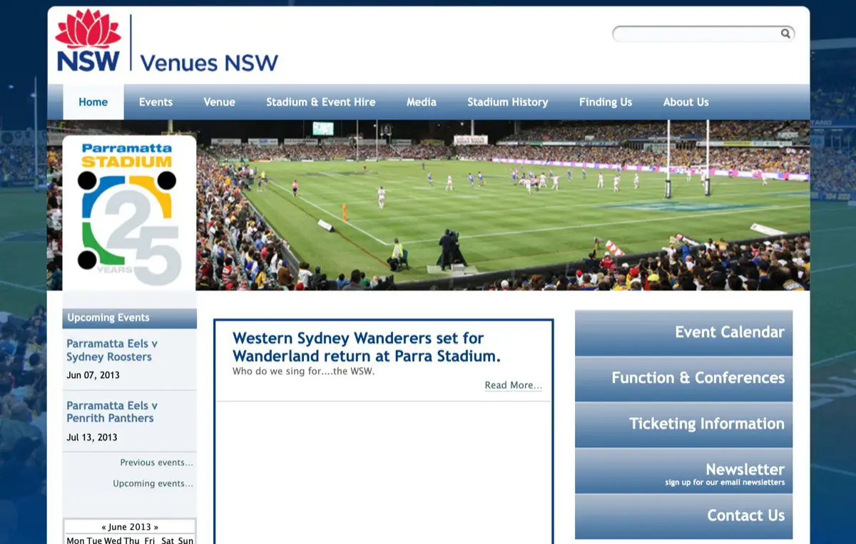 Parramatta Stadium, 2013